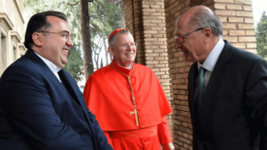 Colégio Pio Brasileiro realiza almoço festivo para Cardeal Jaime Spengler