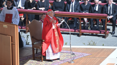 Veja a íntegra da homilia do Cardeal Re nas exéquias do Papa Francisco