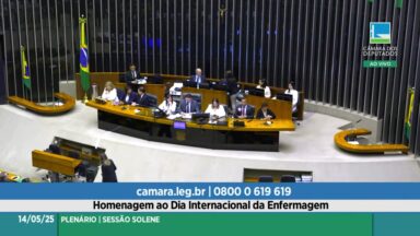 Profissionais da enfermagem são homenageados em Brasília