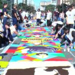 Tapete artesanal de Curitiba é um dos maiores do Mundo