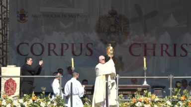 Dom Odilo preside missa campal de Corpus Christi em São Paulo