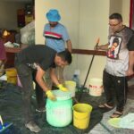 Acolhidos pela Missão Belém fazem tapetes de Corpus Christi em SP