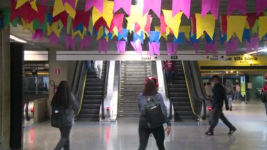 Arraiá chega na Estação República do Metrô de São Paulo