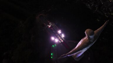 Corpus Christi: tapetes no Cristo Redentor são feitos com tampinhas