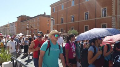 Roma recebe 500 mil peregrinos para o Jubileu dos Jovens