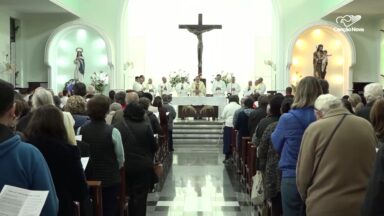 Fiéis celebram Santa Paulina com missa em São Paulo