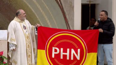 Padre Bruno na abertura do PHN 2025: lutar sempre, desistir jamais