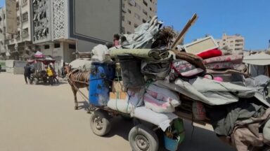 Guerra provoca fuga em massa de quem desistiu de morar em Gaza