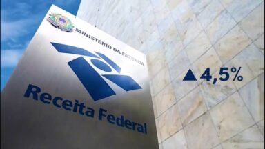 Arrecadação federal sobe quase cinco por cento no acumulado do ano