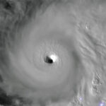Visão de satélite mostra furacão Melissa sobre o Mar do Caribe