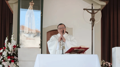 Padre Wagner renova consagração da Canção Nova à Virgem Maria