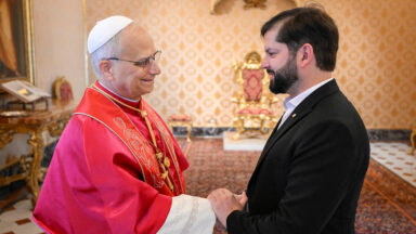 Papa Leão XIV recebe em audiência o presidente do Chile