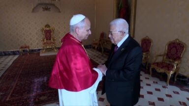 Papa recebe presidente da Autoridade Palestina, Mahmoud Abbas
