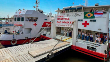 Barcos-Hospitais Papa Francisco e São João XXIII rumo à COP 30