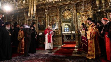 Papa Leão XIV e Patriarca Ecumênico rezam juntos pela unidade das Igrejas