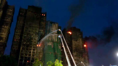 Papa Leão XIV lamenta mortes durante grave incêndio em Hong Kong