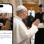 Frei Gilson recorda encontro com o Papa em publicação nas redes sociais