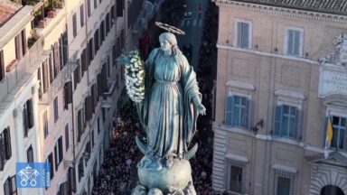 Papa Leão XIV: 'Sim' de Maria inspira a fé diária na Imaculada Conceição