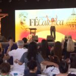 Peregrinos participam do Acampamento Fé Católica