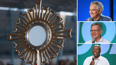 Adoração ao Santíssimo e pregações abrem o Hosana Brasil 2025