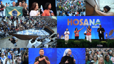 Hosana Brasil: sábado começa com rosário, oração da barca e pregações