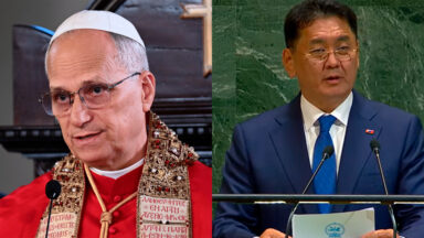 Presidente da Mongólia se reúne com Papa Leão XIV, em Roma