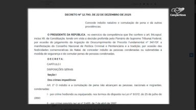 Presidente Lula assina decreto de indulto natalino