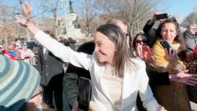 Após encontro, Corina diz que Trump está preocupado com venezuelanos