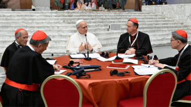 Papa na abertura do Consistório: 