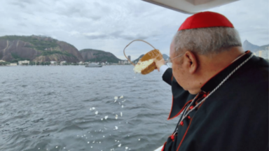 Baía de Guanabara recebe procissão marítima em honra a São Sebastião