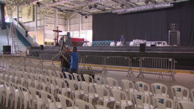 Veja os preparativos para a abertura do Encontro Nacional de Formação