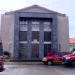 Seminário de Leiria vira abrigo para bombeiros durante cheias em Portugal