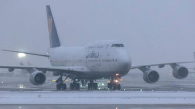 Frio atrasa voos na Alemanha e chuvas fortes atingem Espanha e Portugal