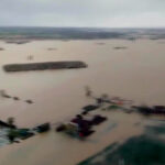 Fazendas são submersas pelas chuvas torrenciais na França