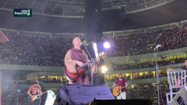 Frei Gilson participa de vigília na Arena Pernambuco em Recife