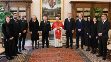 Leão XIV recebe a Presidência colegiada da Bósnia e Herzegovina