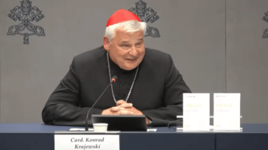 Com nova missão, Cardeal Krajewski expressa gratidão aos pobres