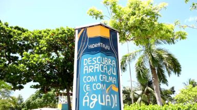 Em Aracaju, projeto incentiva hidratação entre população e turistas