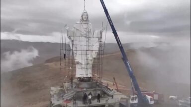 Estátua de Jesus vira símbolo de resistência cristã no Líbano