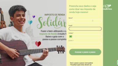 Doação pelo Imposto de Renda fortalece projetos sociais da Canção Nova