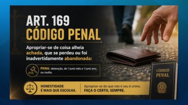 Objeto achado deve ser devolvido para não responder por crime