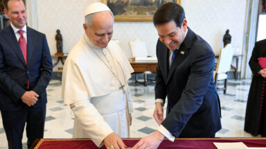 Papa se reúne com o Secretário de Estado dos EUA, Marco Rubio