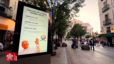 Papa viaja para a Espanha e o primeiro destino será Madrid