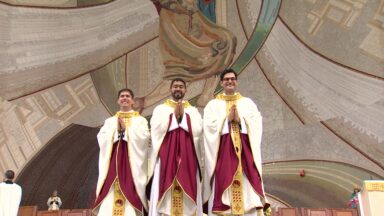 Canção Nova e Diocese de Lorena ganham três novos padres