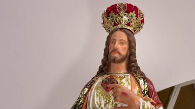 Imagem histórica do século XIX volta à igreja de Lagoa Santa