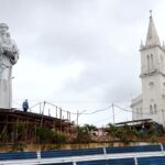 Aracaju inicia instalação de imagem de Santo Antônio com 12 metros