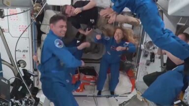 Nasa cancela alerta e mantém astronautas na Estação Espacial