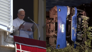 Papa assegura orações por vítimas de acidente rodoviário no Ceará