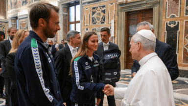 Fraternidade promovida pelo esporte é sinal de esperança, afirma Papa