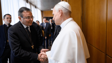 Papa recebe fundador da Comunidade Shalom em audiência